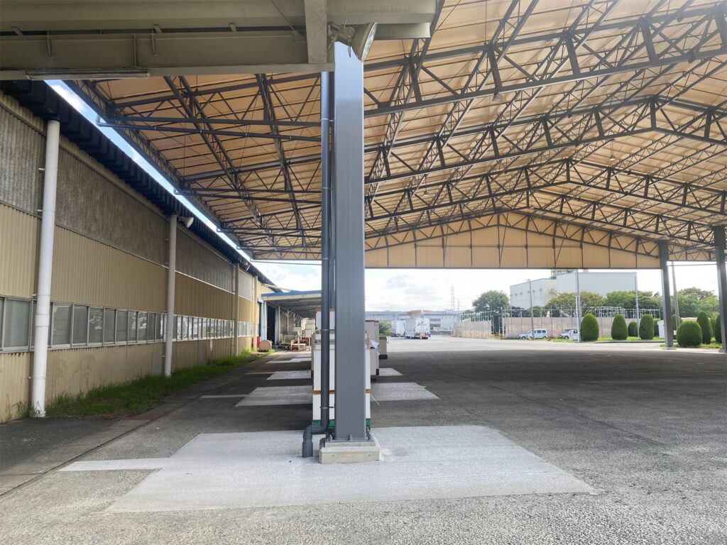 吉野石膏様テント　建設工事